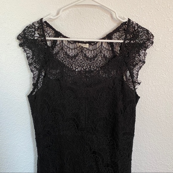 *HOST PICK!* Free People Black Peekaboo Slip Dress - Picture 5 of 14